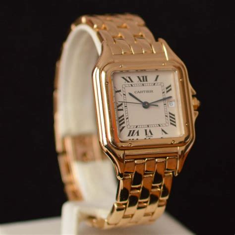 panthere cartier gold watch|cartier panthere watches for sale.